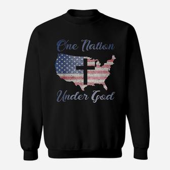 One Nation Under God Sweatshirt | Crazezy UK