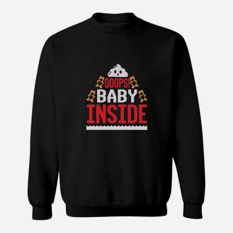 Ooops Baby Inside Vintage Design Sweatshirt - Monsterry UK
