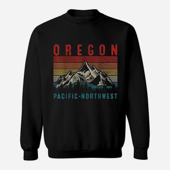Oregon Vintage Mountains Hiking Pacific Northwest Sweatshirt | Crazezy AU