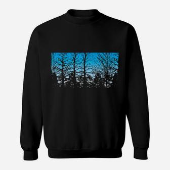 Outdoors Nature Forest Trees Wildlife Forest Sweatshirt | Crazezy DE