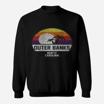 Outer Banks Retro Sunset Vintage Hoodie Sweatshirt | Crazezy