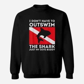 Outswim My Dive Buddy Sweatshirt | Crazezy