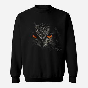 Owl Retro Eye Men Women Kids Gift Apparel Sweatshirt | Crazezy AU