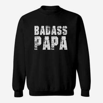 Papa Awesome Parenting Dad Sweatshirt | Crazezy