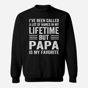 Papa Is My Favorite Sweatshirt - Monsterry DE