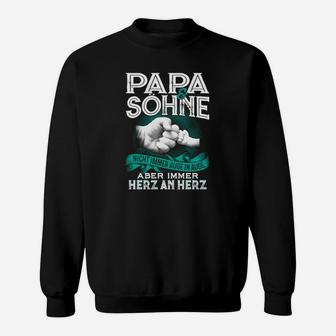 Papa Sohne Nicht Immer Auge In Auge Sweatshirt - Seseable