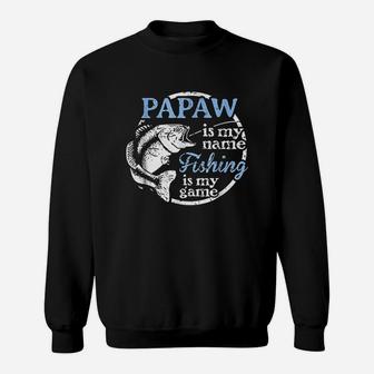 Papaw Fishing Fathers Day Gift From Son Sweatshirt | Crazezy