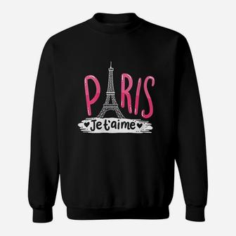 Paris France Eiffel Tower Gift Sweatshirt | Crazezy DE