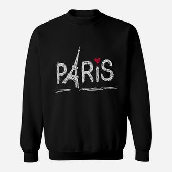 Paris France Eiffel Tower Sweatshirt | Crazezy CA