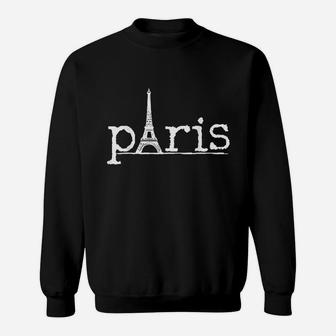 Paris France French Eiffel Tower Sweatshirt | Crazezy AU