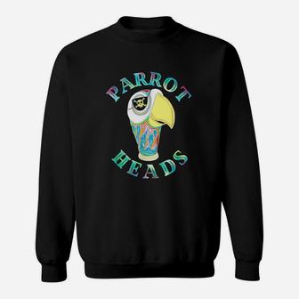Parrot Heads Sweatshirt | Crazezy UK