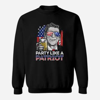 Party Like A Patriot Sweatshirt | Crazezy