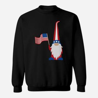 Patriotic Gnomes Usa American Flag 4Th Of July Gnome Sweatshirt | Crazezy CA