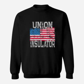 Patriotic Union Insulator Retro Insulation Installer Sweatshirt - Thegiftio UK