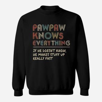 Pawpaw Know Everything Sweatshirt - Thegiftio UK