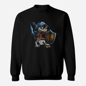 Penguin Cute Animal Funny Cavalier Cool Gift Idea Sweatshirt | Crazezy
