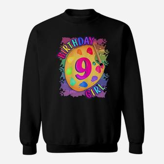 Perfect For A 9 Year Old Birthday Girl To Wear At Her Birthd Sweatshirt | Crazezy