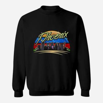 Phoenix City Retro Vintage Sweatshirt | Crazezy