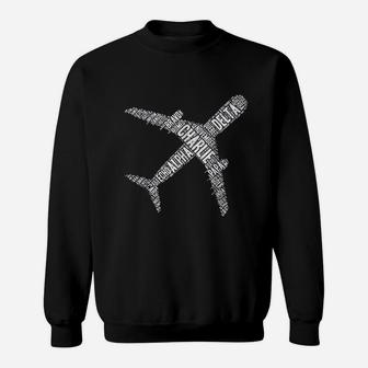 Phonetic Alphabet Airplane Aviation Pilot Sweatshirt | Crazezy