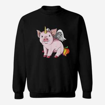 Piggycorn Pig Unicorn Pig Lovers Sweatshirt | Crazezy