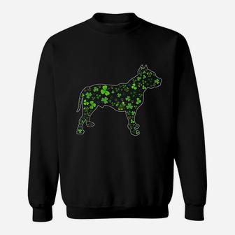 Pitbull Dog St Patricks Day Irish Sweatshirt | Crazezy CA