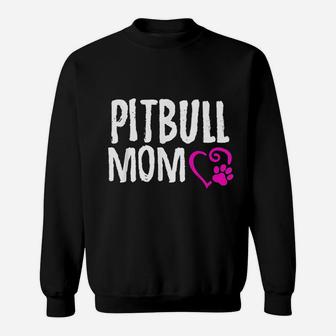 Pitbull Mom Sweatshirt | Crazezy AU