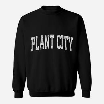 Plant City Florida Fl Vintage Athletic Sports Design Sweatshirt | Crazezy DE