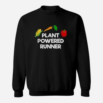 Plant Powered Runner Vegan Running Sweatshirt | Crazezy