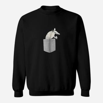 Pocket Armadillo  Cute Armadillo Animal Pocket Sweatshirt