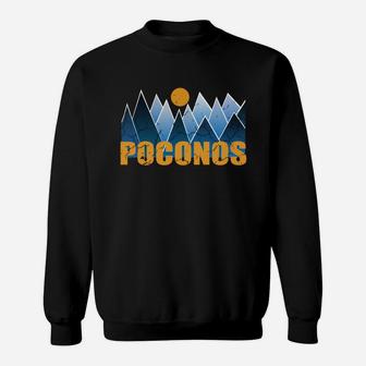 Poconos Pa Mountains Pennsylvania Souvenir Sweatshirt - Thegiftio UK
