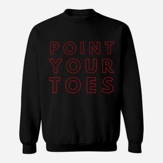 Point Your Toes Gymnastics Team Coach Sweatshirt | Crazezy