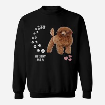 Poodle Dog Quote Mom Dad Lover Costume, Cute Red Toy Poodle Sweatshirt | Crazezy