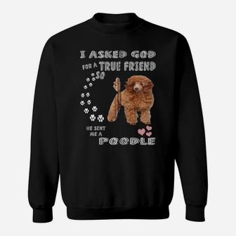 Poodle Dog Quote Mom Dad Lover Costume, Cute Red Toy Poodle Zip Hoodie Sweatshirt | Crazezy