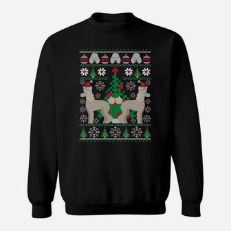 Poodle Ugly Christmas Funny Holiday Dog Lover Xmas Gift Sweatshirt Sweatshirt | Crazezy AU