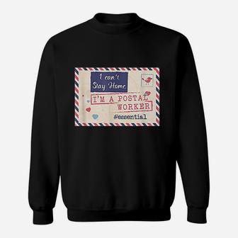 Postal Worker For Women Essential Mail Lady Gifts Sweatshirt - Thegiftio UK