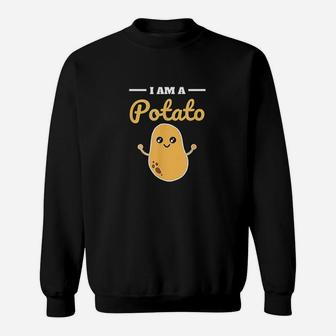 Potato Skin Tater Tayto I Am A Potato Sweatshirt | Crazezy CA