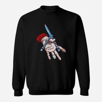 Practice Makes Perfect Dark Funny Butterfly Fail Sweatshirt - Thegiftio