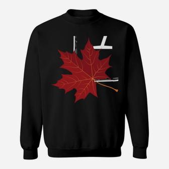 Pray For Fall Gift For Fall Sweatshirt Sweatshirt | Crazezy CA