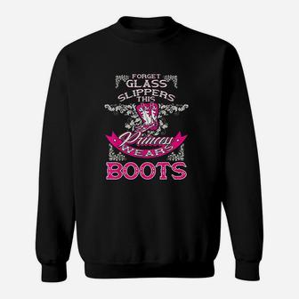 Princess Wears Boots Sweatshirt | Crazezy UK