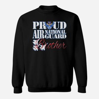 Proud Air National Guard Brother Sweatshirt - Thegiftio UK