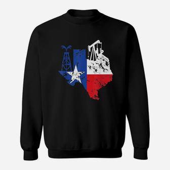 Proud American Oil Worker Oilfield Man Workers Texas Gift Sweatshirt - Thegiftio UK