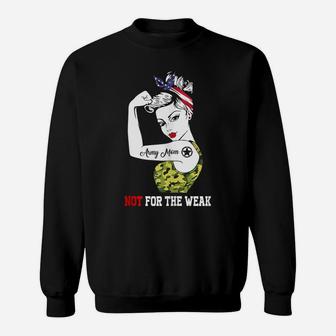 Proud Army Mom Shirt Strong Women Sweatshirt | Crazezy