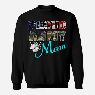 Proud Army Mom T Shirt - Military Family Shirts Mother Gifts Sweatshirt | Crazezy AU