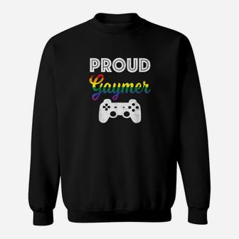 Proud Gaymer Video Gamer Gay Pride Lgbt For Gaming Boys Sweatshirt - Monsterry AU