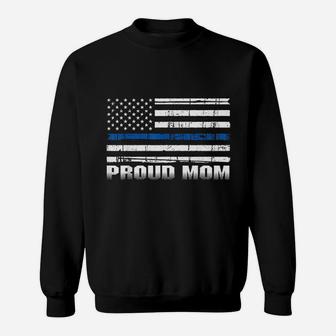 Proud Mom American Flag Sweatshirt | Crazezy AU