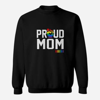 Proud Mom Gay Pride Month Lgbt Sweatshirt | Crazezy UK
