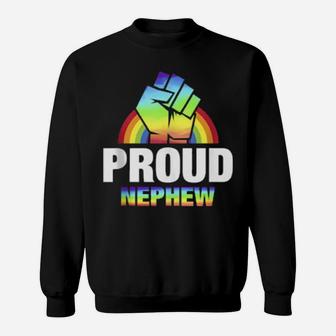 Proud Nephew Gay Pride Sweatshirt - Monsterry