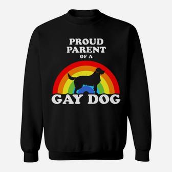 Proud Parent Gay Dog Sweatshirt - Monsterry