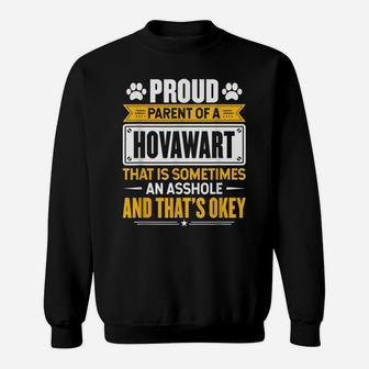 Proud Parent Of A Hovawart Funny Dog Owner Mom & Dad Sweatshirt | Crazezy DE