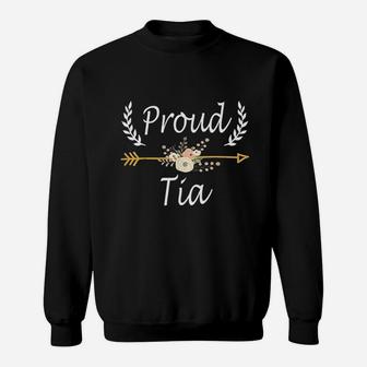 Proud Tia Cute Mothers Day Gifts Sweatshirt | Crazezy CA